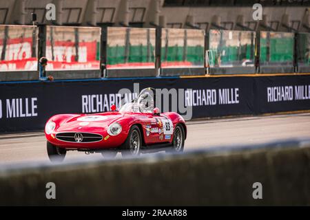 Le Mans, Frankreich. 02. Juli 2023. Aktion während des Le Mans Classic 2023 vom 1. Bis 3. Juli 2023 auf dem Circuit des 24 Heures du Mans in Le Mans, Frankreich - Foto Damien Saulnier/DPPI Credit: DPPI Media/Alamy Live News Stockfoto