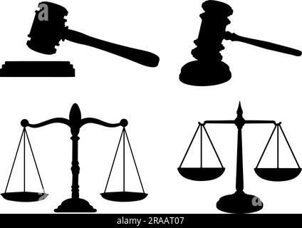 Silhouette des Maßstabs der Regel Stock Vektor