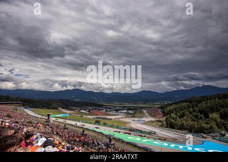 Spielberg, Österreich. 02. Juli 2023. Rennsport-Action. 02.07.2023. Formel-1-Weltmeisterschaft, Rd 10, Österreichischer Grand Prix, Spielberg, Österreich, Wettkampftag. Das Foto sollte wie folgt lauten: XPB/Press Association Images. Kredit: XPB Images Ltd/Alamy Live News Stockfoto