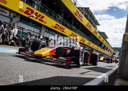11 IWASA Ayumu (jpn), DAMS, Dallara F2, Action während der 7. Runde der FIA-Formel-2-Meisterschaft 2023 vom 30. Juni bis 2. Juli 2023 auf dem Red Bull Ring in Spielberg, Österreich Stockfoto