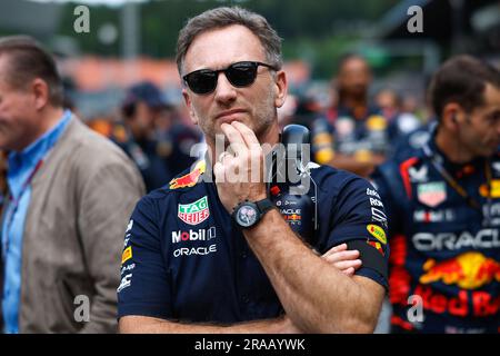 HORNER Christian (gbr), Teamleiter von Red Bull Racing, Portrait während der Formel 2023, Rolex Grosser Preis von Osterreich, 2023. Grand Prix, 9. Runde der Formel-1-Weltmeisterschaft 2023 vom 30. Juni bis 2. Juli 1 2023 auf dem Red Bull Ring, in Spielberg, Österreich Stockfoto