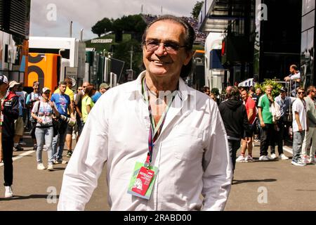 SPIELBERG, Österreich. 2. Juli 2023. VIP-Gast, Christian Kolonovits F1 im Red Bull Ring, Oesterreich Ring, Formel 1, ÖSTERREICHISCHER Grand Prix, großer Preis von OESTERREICH, GP d'Autriche, Motorsport, Formel1, gebührenpflichtiges Bild, Copyright © Udo STIEFEL/ATP Images (STIEFEL Udo/ATP/SPP). Guthaben: SPP Sport Press Photo. Alamy Live News Stockfoto