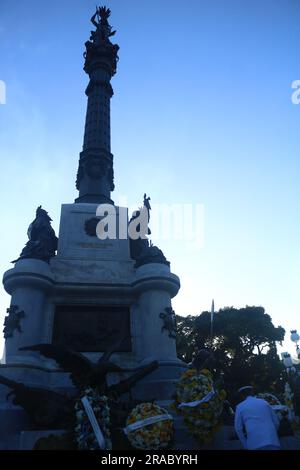 Salvador, Brasilien. 02. Juli 2023. Feierlichkeiten zur Zweihundertjahrfeier der Unabhängigkeit Brasiliens in Bahia, diesen Sonntag (02), in Salvador (BA). Kredit: Mauro Akin Nassor/FotoArena/Alamy Live News Stockfoto