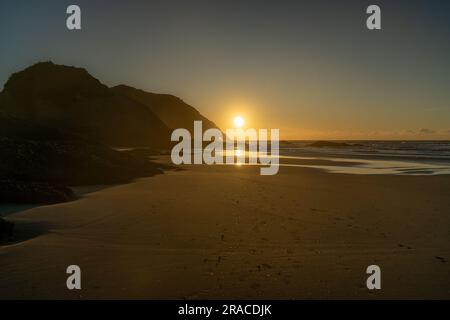 Wharariki Beach Stockfoto