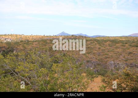 Die Landschaft in der Nähe des Nationalparks Rincon de la Vieja an guanacaste in Costa Rica Stockfoto