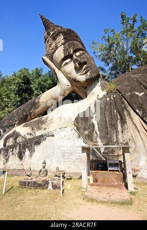 Buddha Park Stockfoto