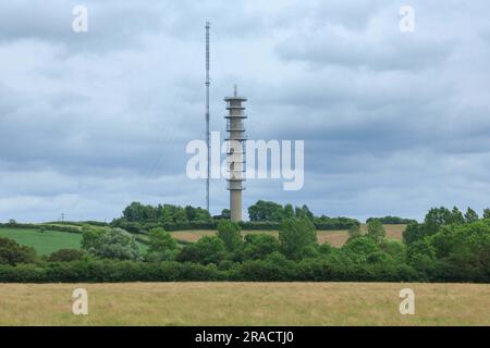 29. Juli 2023 Morborne Hill Sender Stockfoto