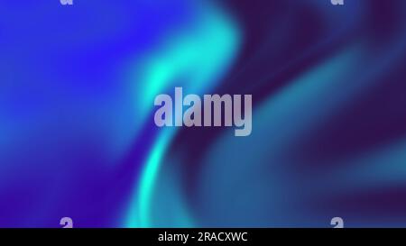 Blauer Hintergrund für Bewegungsverlauf. Beweglicher abstrakter, unscharfer Hintergrund. Farbübergänge. Farbverlauf Neon. 3D-Rendering. Stockfoto