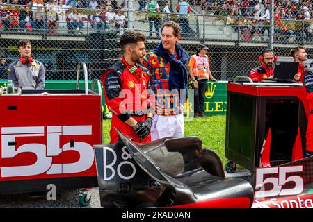 Spielberg, Österreich. 02. Juli 2023. RED BULL RING, OSTERREICH - JULI 02: John Elkann, während des Großen Preises Österreichs am Red Bull Ring am Sonntag, den 02. Juli 2023 in Spielberg, Osterreich. (Foto: Michael Potts/BSR Agency) Kredit: BSR Agency/Alamy Live News Stockfoto