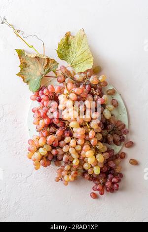 Rosa Trauben Stockfoto