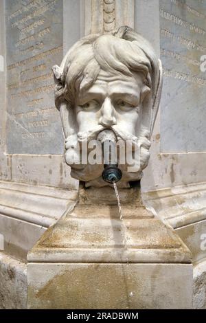 Brunnen Detail Altstadt in Aix en Provence Frankreich Stockfoto