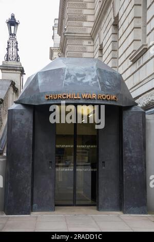 Churchill war Rooms Eingang London Stockfoto