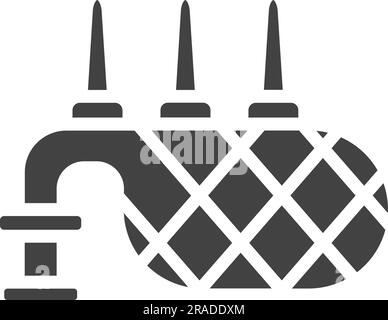 Bild des Dudelsäcke-Symbols. Geeignet für mobile Anwendungen. Stock Vektor