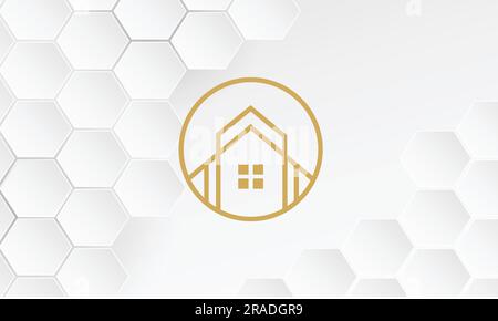 Vektorvorlage Für Immobilienlogos Stock Vektor