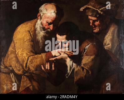 Rückkehr des verlorenen Sohnes Meister der Verkündigung an Shepherds (aktiv: 1620-1640) Stockfoto