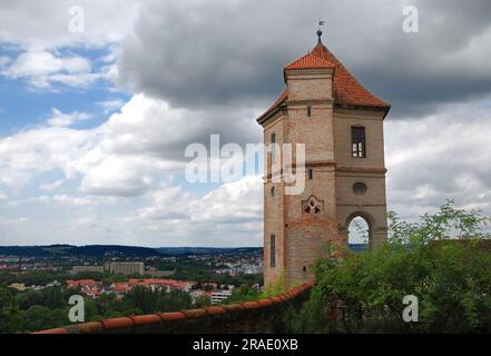 Historisches Schloss Trausnitz in Landshut Stockfoto