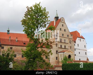 Historisches Schloss Trausnitz in Landshut Stockfoto