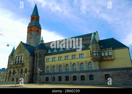 Finnisches Nationalmuseum, Jugendstilgebäude aus dem Jahr 1910, Helsinki, Finnland Stockfoto