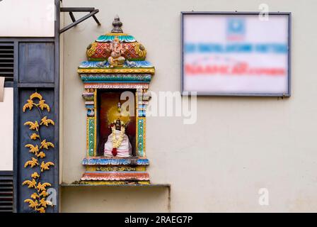 Eingang Bekleidungsindustrie, Tiruppur Tirupur, Tamil Nadu, Südindien, Indien, Asien Stockfoto