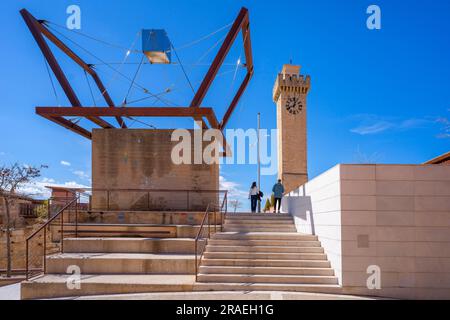 Der MANGANA-Turm, Cuenca, Kastilien-La Mancha, Spanien Stockfoto