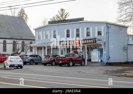 IGA Supermarkt in Northfield, Massachusetts Stockfoto