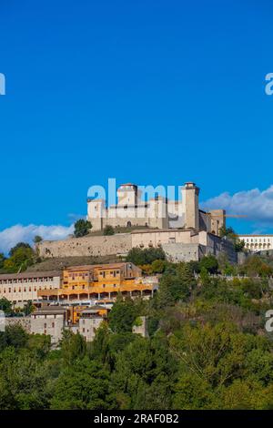 Rocca Albornoziana, Spoleto, Umbria, Italien Stockfoto