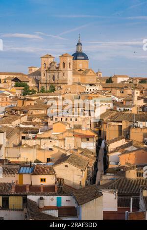 Innenstadt Spaniens, Blick auf die historische Altstadt der Stadt Toledo, Zentralspanien Stockfoto