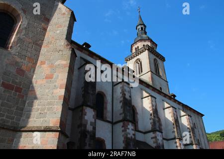 abteikirche saint-pierre-et-saint-paul in andlau im elsass (frankreich) Stockfoto