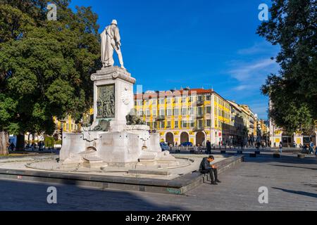 Place Garibaldi, Nizza, Französische Riviera, Provence-Alpes-Côte d'Azur, Frankreich Stockfoto