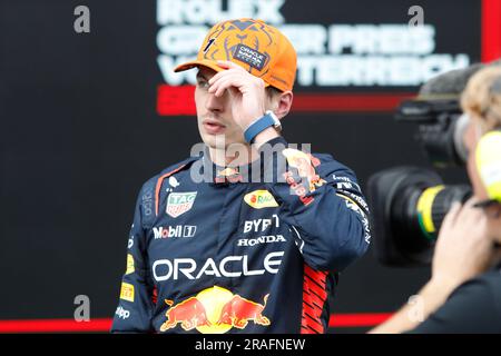 Spielberg, Österreich. Juli 2. 2023. Formel 1: Rolex-Grand-Prix auf dem Red Bull Ring, Österreich. Abbildung: Max Verstappen (NLD) von Oracle Red Bull Racing © Piotr Zajac/Alamy Live News Stockfoto