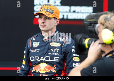 Spielberg, Österreich. Juli 2. 2023. Formel 1: Rolex-Grand-Prix auf dem Red Bull Ring, Österreich. Abbildung: Max Verstappen (NLD) von Oracle Red Bull Racing © Piotr Zajac/Alamy Live News Stockfoto