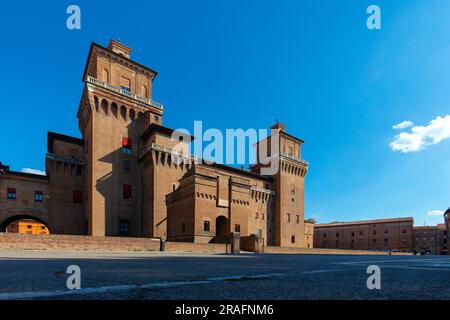 Schloss Estense, Ferarra, Emilia-Romagna, Italien Stockfoto