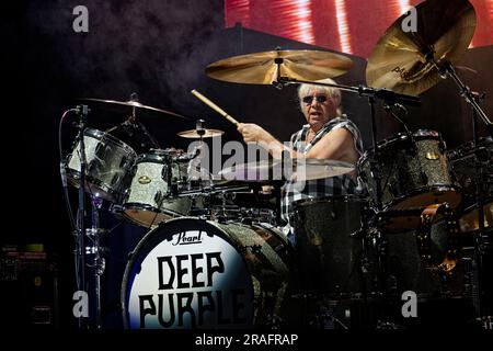 DEEP PURPLE bei OMEGA, Toulon, FRANKREICH, 02/07/2023 Florent 'MrCrash' B. Stockfoto