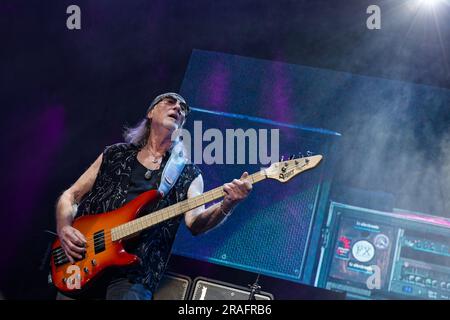 DEEP PURPLE bei OMEGA, Toulon, FRANKREICH, 02/07/2023 Florent 'MrCrash' B. Stockfoto