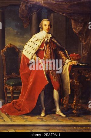 Porträt von John Ker, 3. Herzog von Roxburghe 1761 von Pompeo Batoni Stockfoto