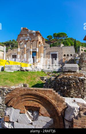 Capitolium, Brescia, Lombardei, Italien Stockfoto