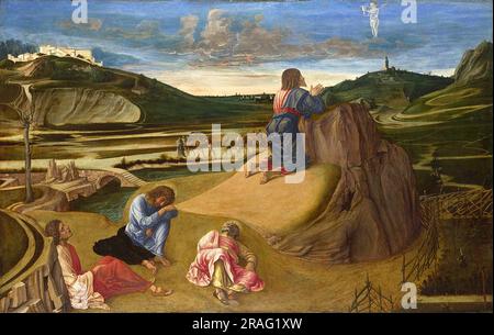 Die Agonie im Garten 1465 von Giovanni Bellini Stockfoto