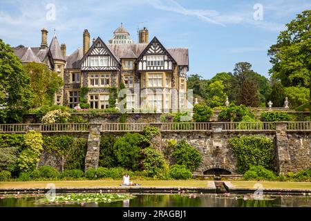 Das National Trust Bodnant Gardens in der Nähe von Conway North Wales Stockfoto