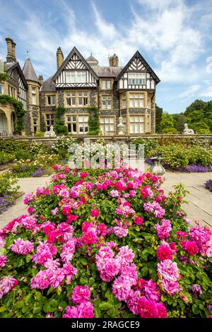 Der National Trust Bodnant Gardens in der Nähe von Conway North Wales Stockfoto