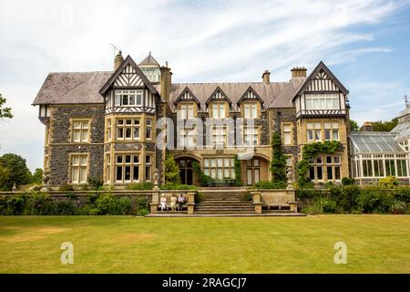 Der National Trust Bodnant Gardens in der Nähe von Conway North Wales Stockfoto