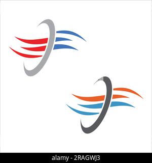 Symbole für Heizung und Kühlung Stock Vektor