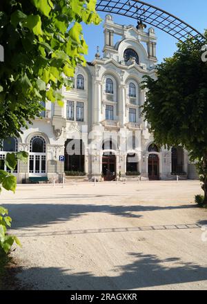 Curia Palace, historisches Hotel und Spa aus dem frühen 20. Jahrhundert mit gepflegten Gärten, Anadia, Portugal Stockfoto