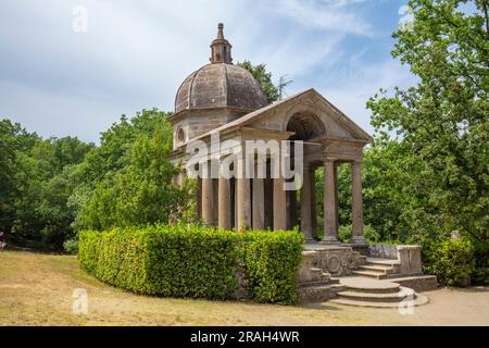 Der Monsterpark, auch Sacro Bosco oder Villa delle Meraviglie, Bomarzo, Viterbo, Lazio, Italien genannt Stockfoto