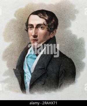 Porträt von Giacomo Meyerbeer (1791-1864), deutscher Komponist Stockfoto