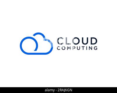 Vorlage für das Vektordesign des Cloud-Logos. Stock Vektor