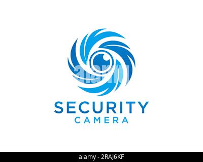 Sicherheitslogo für Ihr Unternehmen, Shield-Logo für Sicherheitsdaten. Stock Vektor