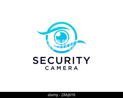 Sicherheitslogo für Ihr Unternehmen, Shield-Logo für Sicherheitsdaten. Stock Vektor