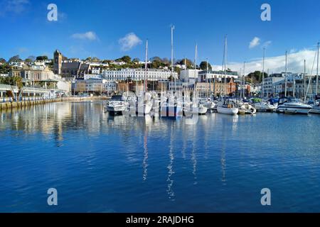 UK, Devon, Torquay Harbour Stockfoto
