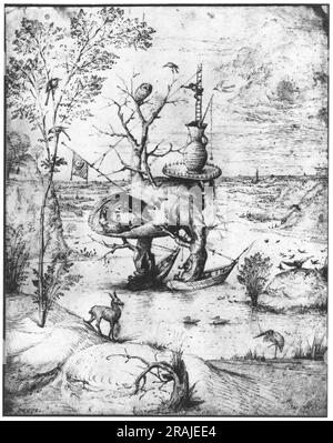 Baummann 1500 von Hieronymus Bosch Stockfoto