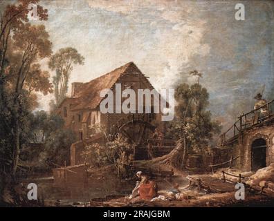 Die Mühle 1751 von Francois Boucher Stockfoto